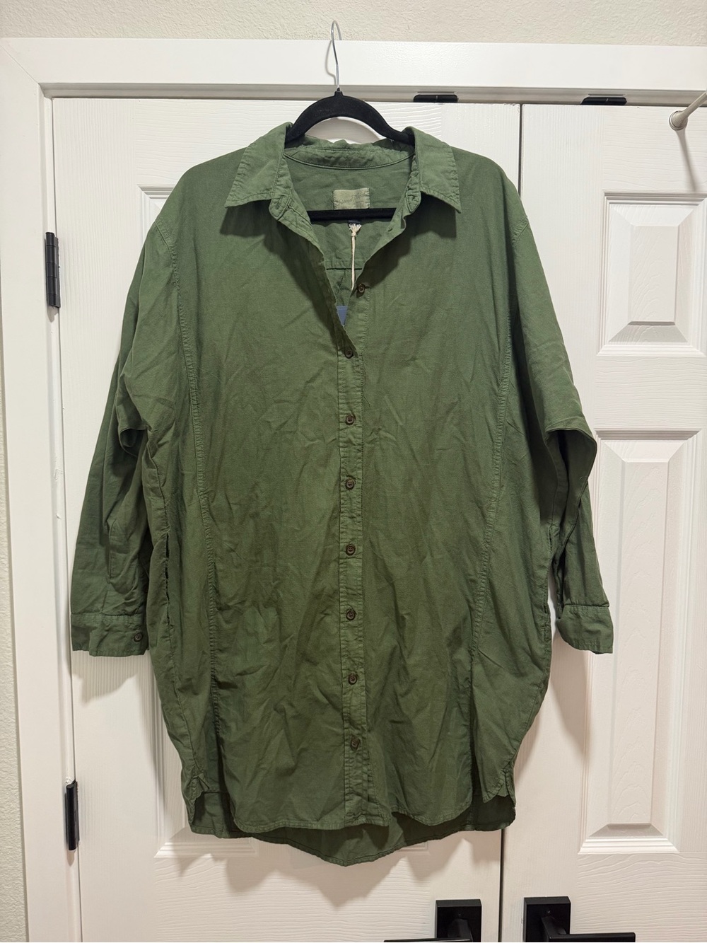 NWT Universal Thread Green Shirt Dress Size Large